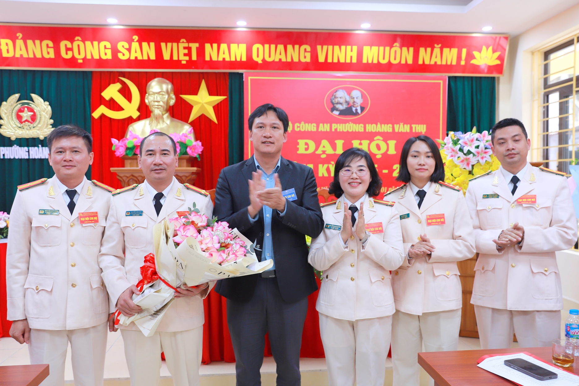 Chi bộ Công an phường Hoàng Văn Thụ (quận Hồng Bàng): Đại hội nhiệm kỳ 2025 – 2027